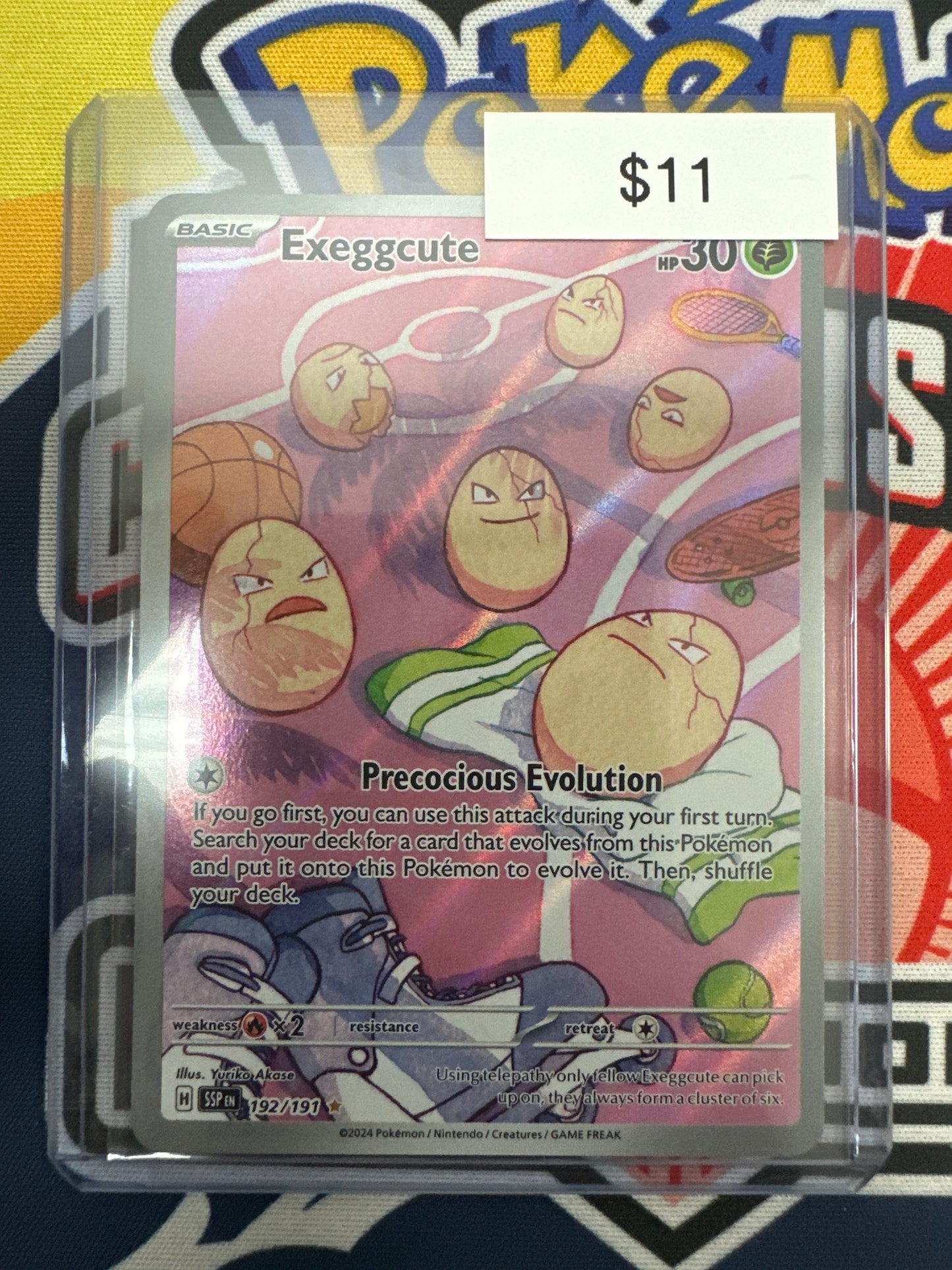Pokemon Surging Sparks Exeggcute 192/191