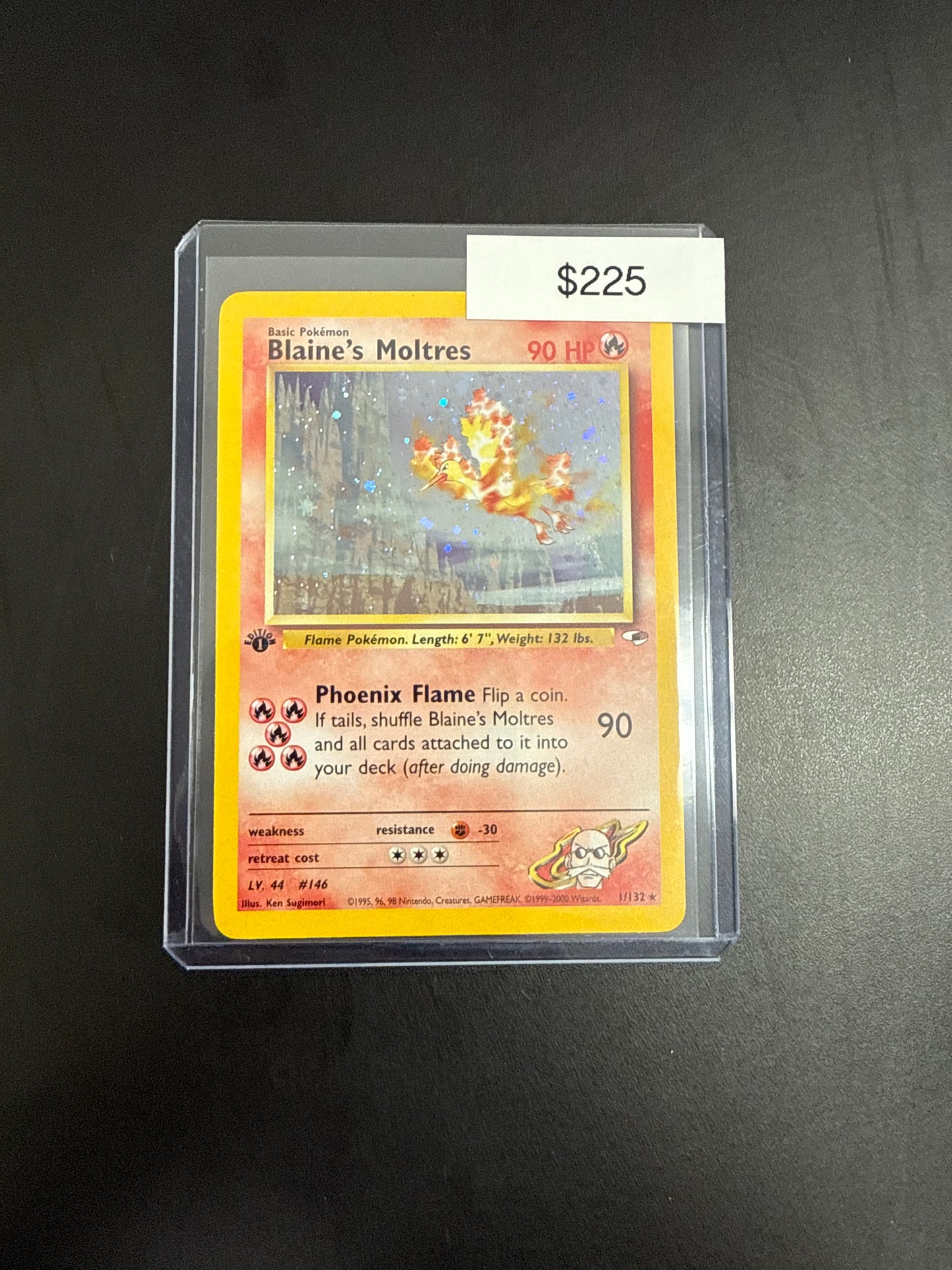 Pokémon Blaine's Moltres 1/132 1st Ed.