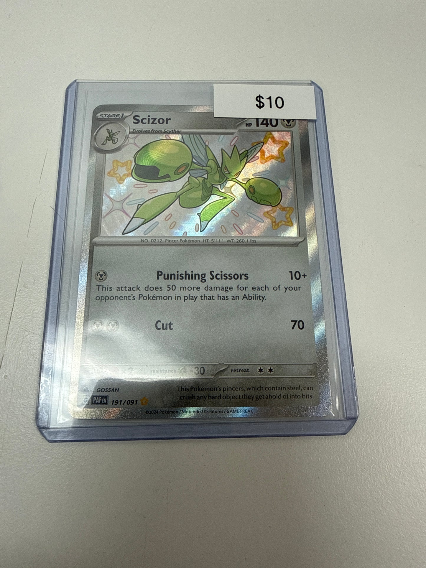 Pokemon Scizor Baby Shiny #191/091