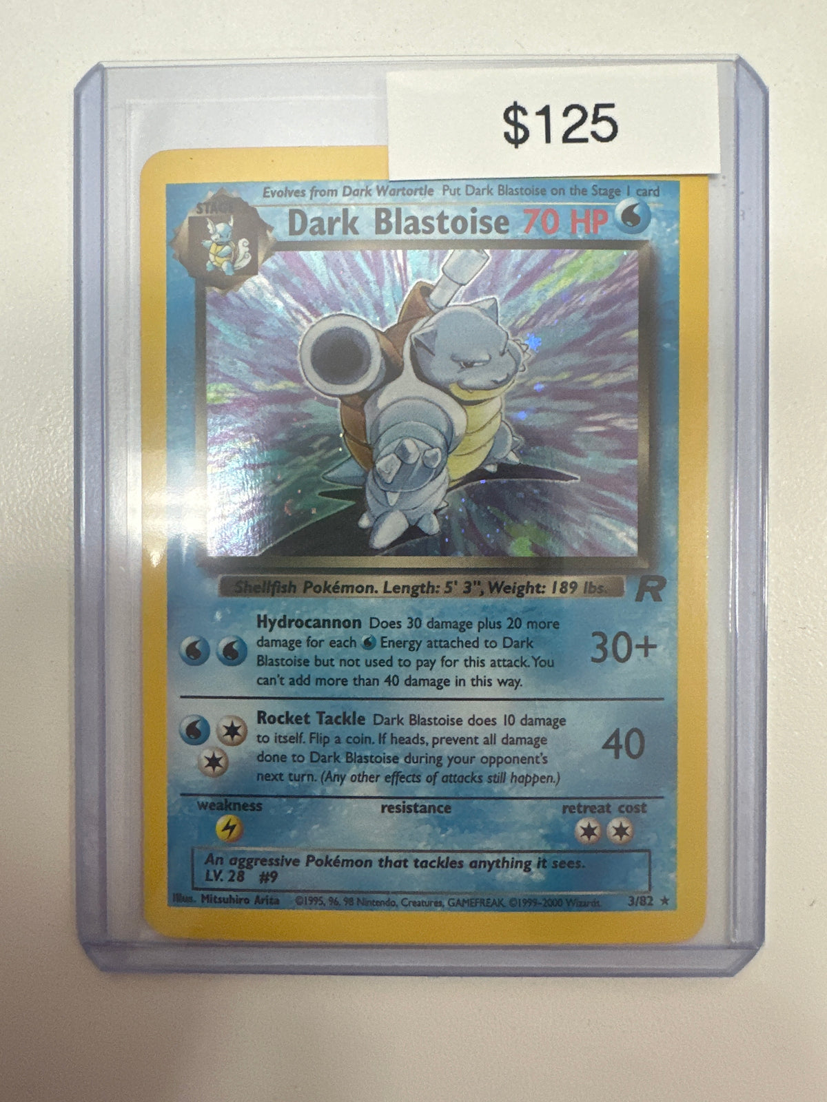 Pokemon Dark Blastoise 3/82