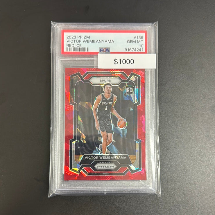 2023 Prizm Victor Wembanyama Red Ice 