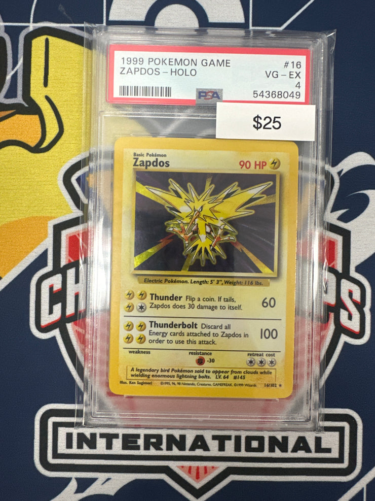 Pokemon Zapdos Holo PSA 4