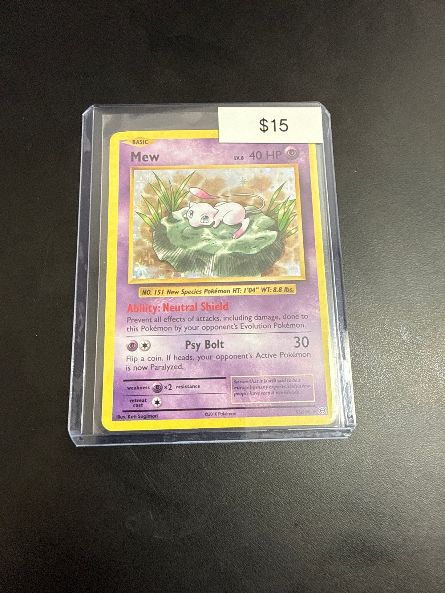 Pokemon Mew Holo #53/108