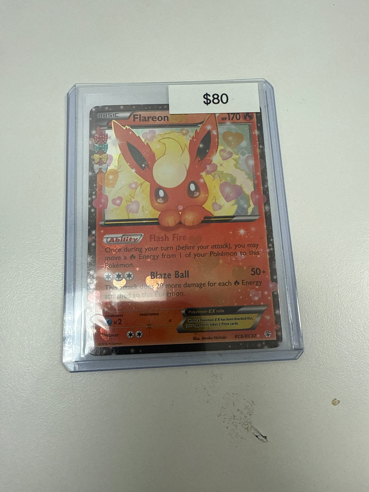Pokémon Flareon EX RC6/RC32
