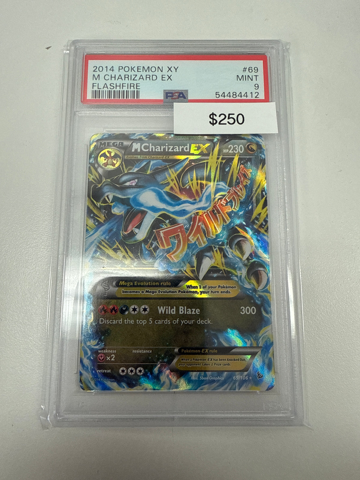 Pokemon Flashfire M Charizard Ex #69/106 PSA 9