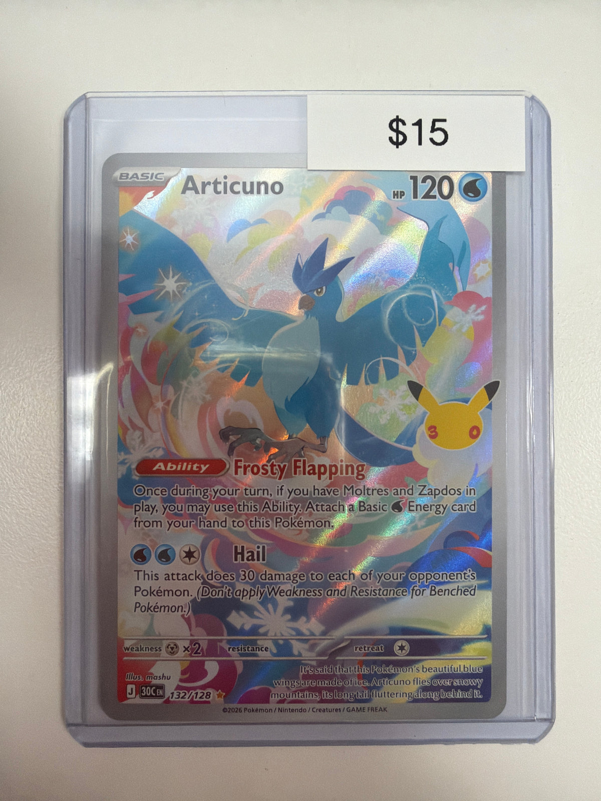 Pokemon Articuno 132/128