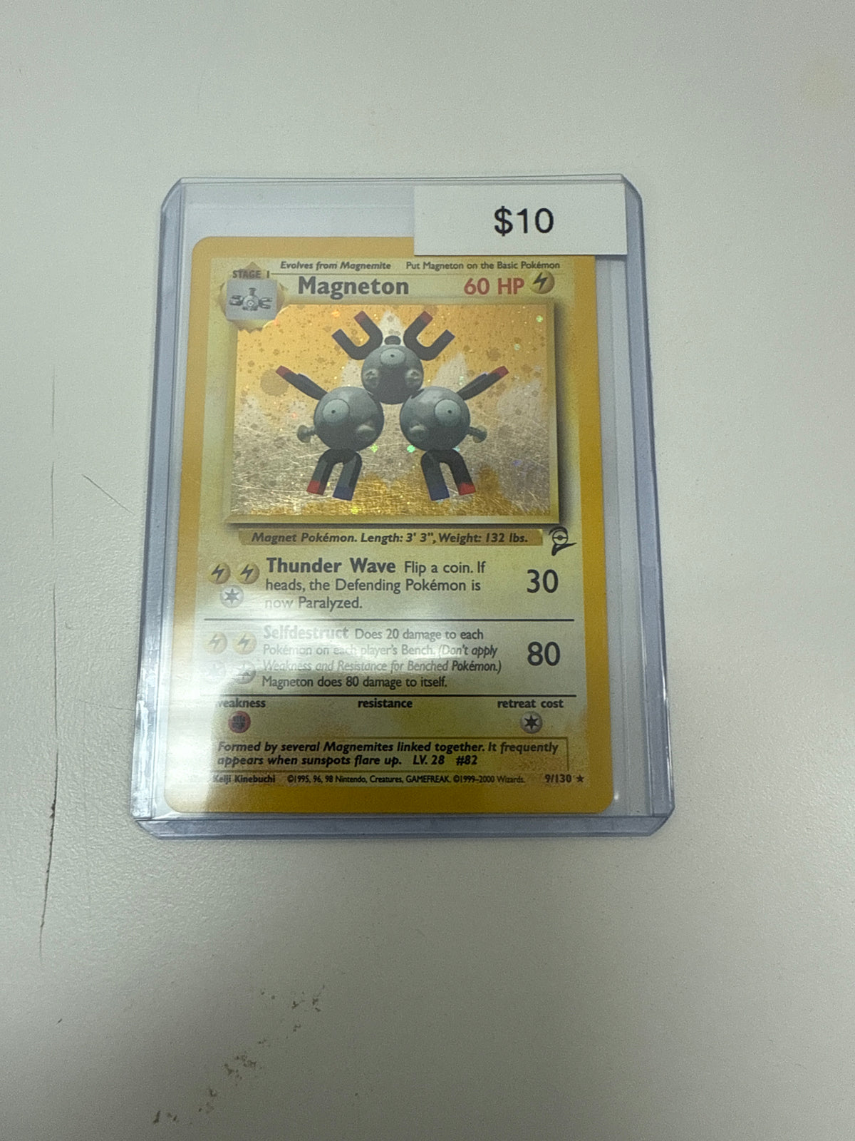 Pokemon Magneton Holo #9/130