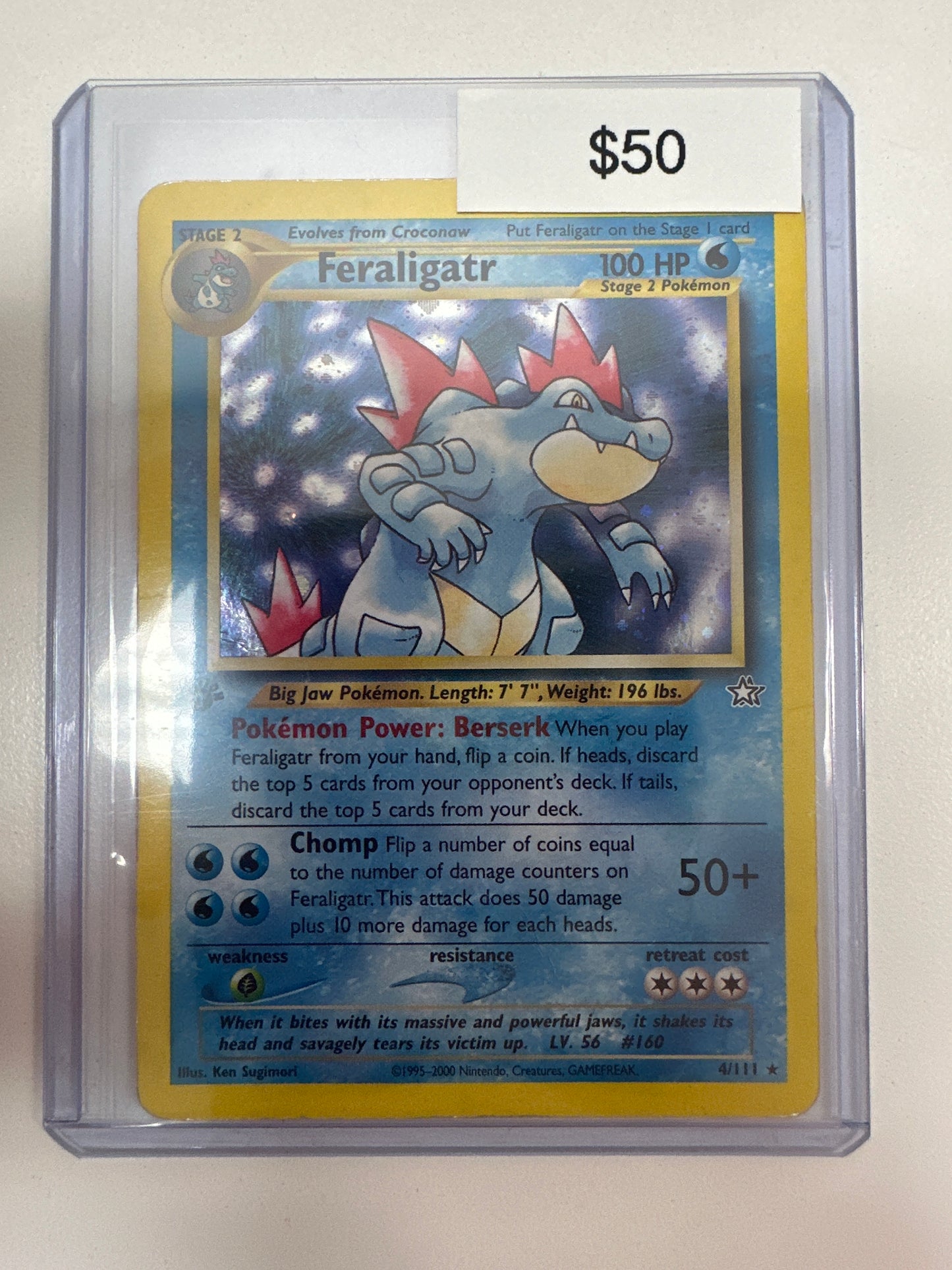 Pokemon Feraligatr 4/111