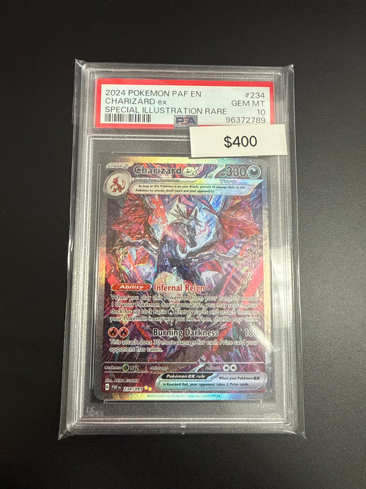 Pokémon Charizard EX PSA 10 Paldean Fates