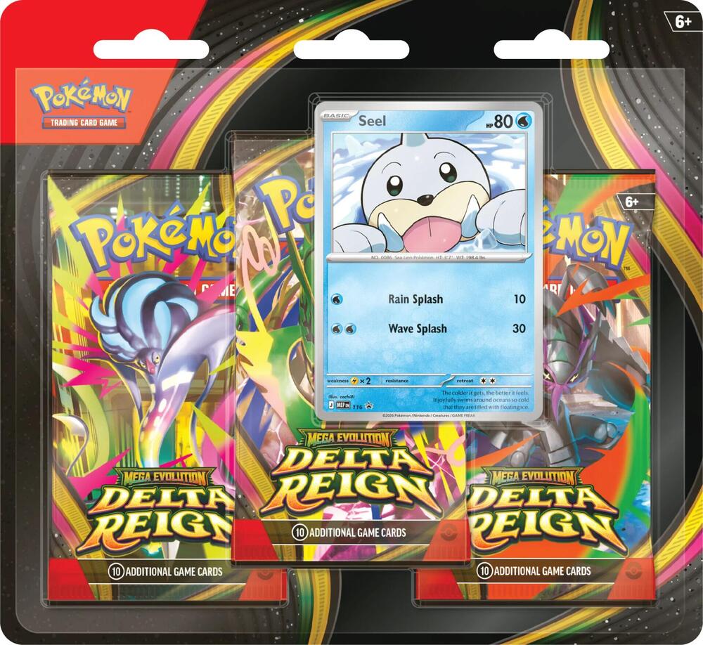 (11/06 Drop) Pokemon Delta Reign 3-Pack Blister