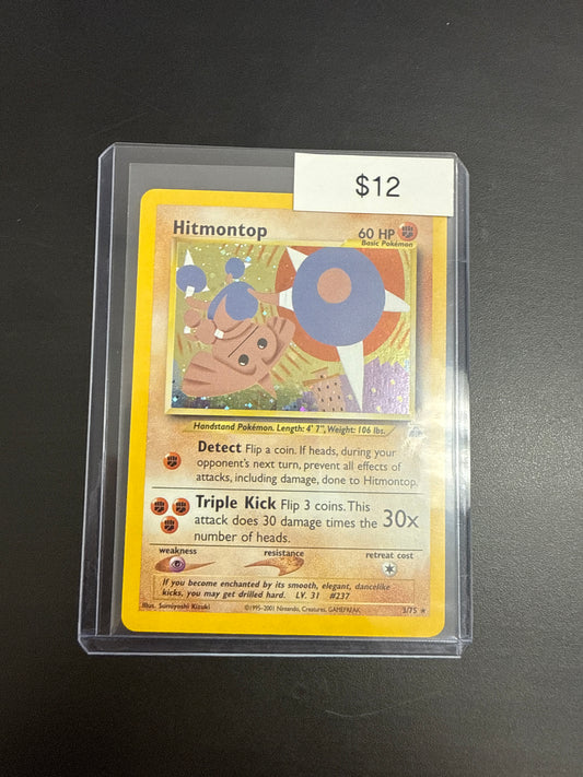 Pokémon HITMONTOP Holo 3/75