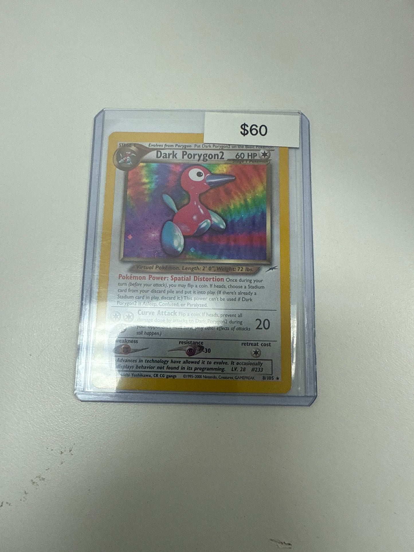 Pokemon Dark Porygon2 Holo #8/105