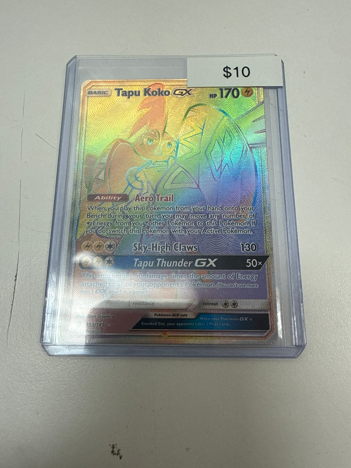 Pokemon Tapu Koko Gx #153/145