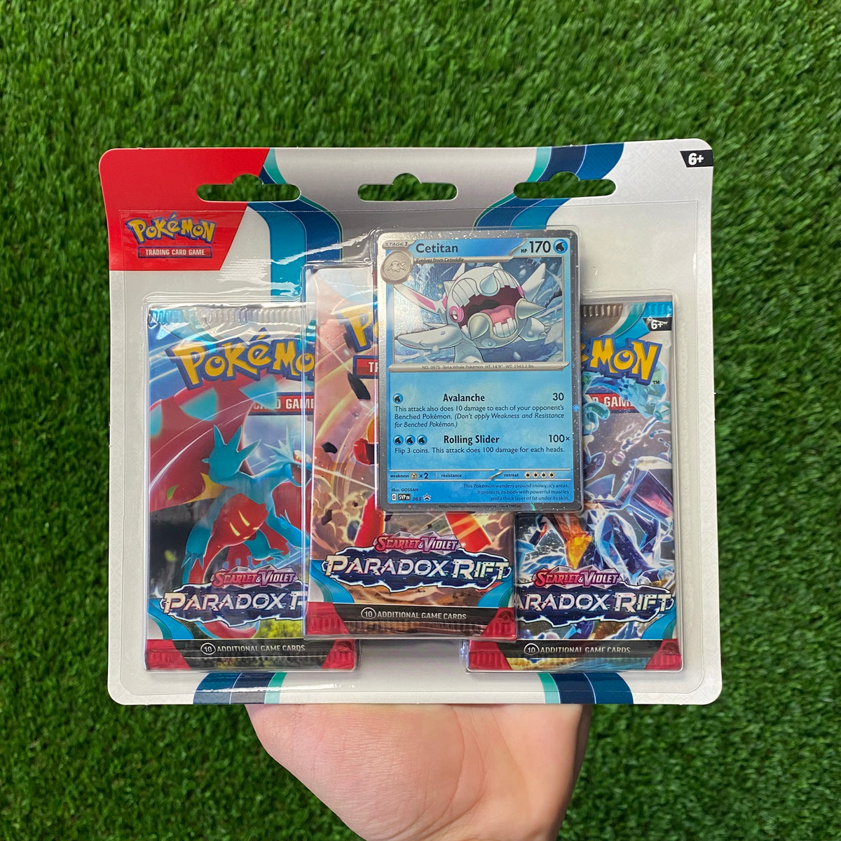 Pokmon Paradox Rift 3 Pack Blister Grail Collectibles AZ Pokmon Paradox Rift 3 Pack Blister Grail Collectibles AZ
