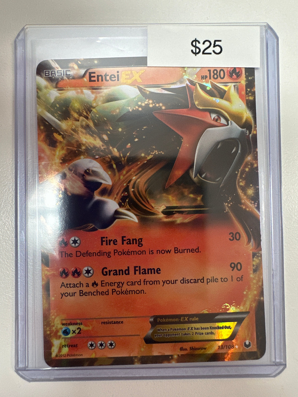Pokemon Entei EX 13/108