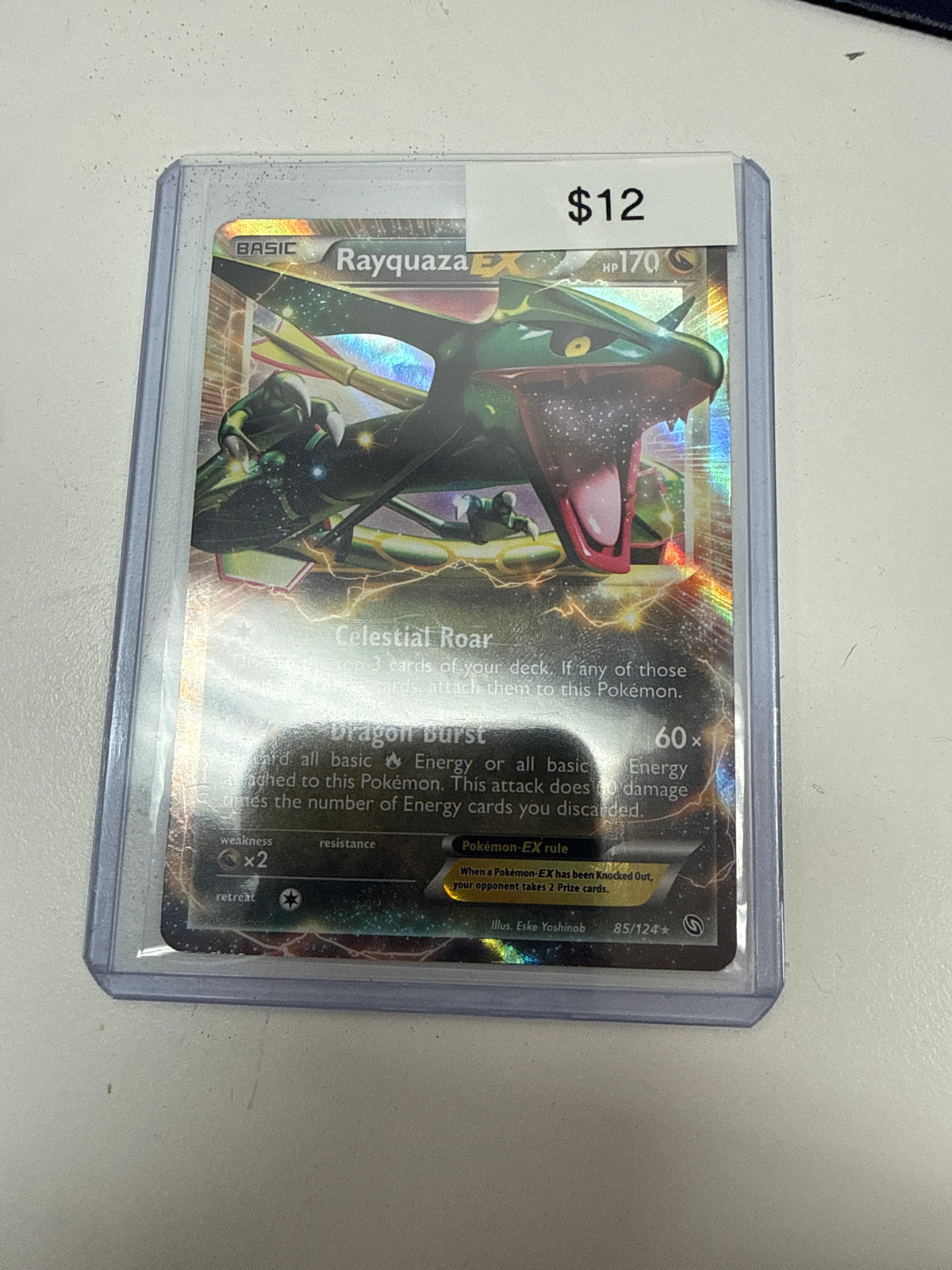Pokemon Rayquaza EX 85/124