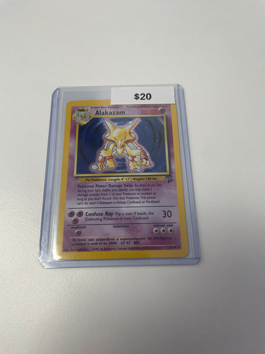 Pokemon Base Set 2 Alakazam Holo #1/130