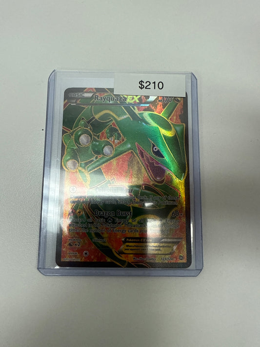 Pokemon Dragons Exalted Rayquaza EX Full Art 123/124