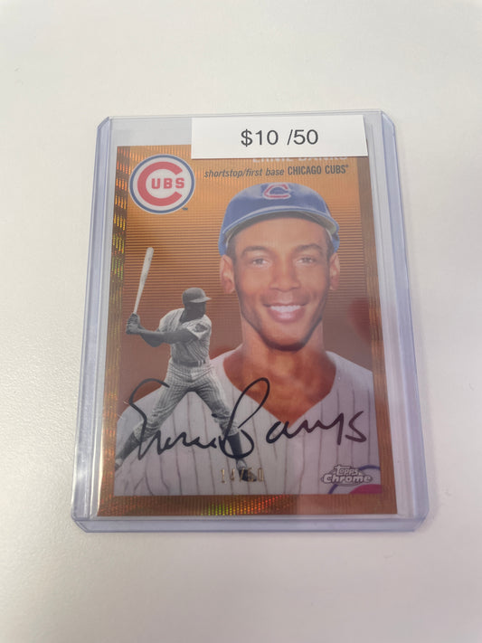 Topps Platinum Anniversary Ernie Banks Gold /50 #445