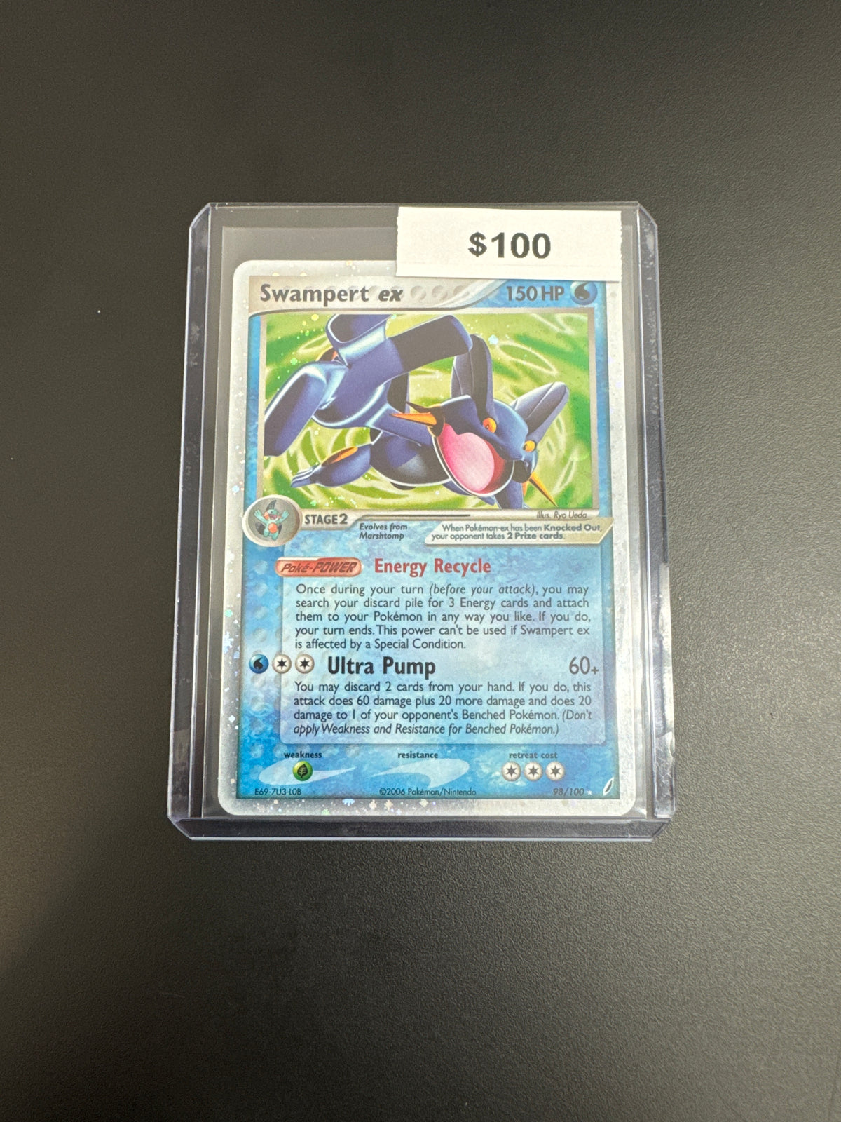 Pokemom Swampert Ex 98/100