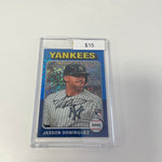 Topps Heritage Jasson Dominguez Blue Speckle SP #399