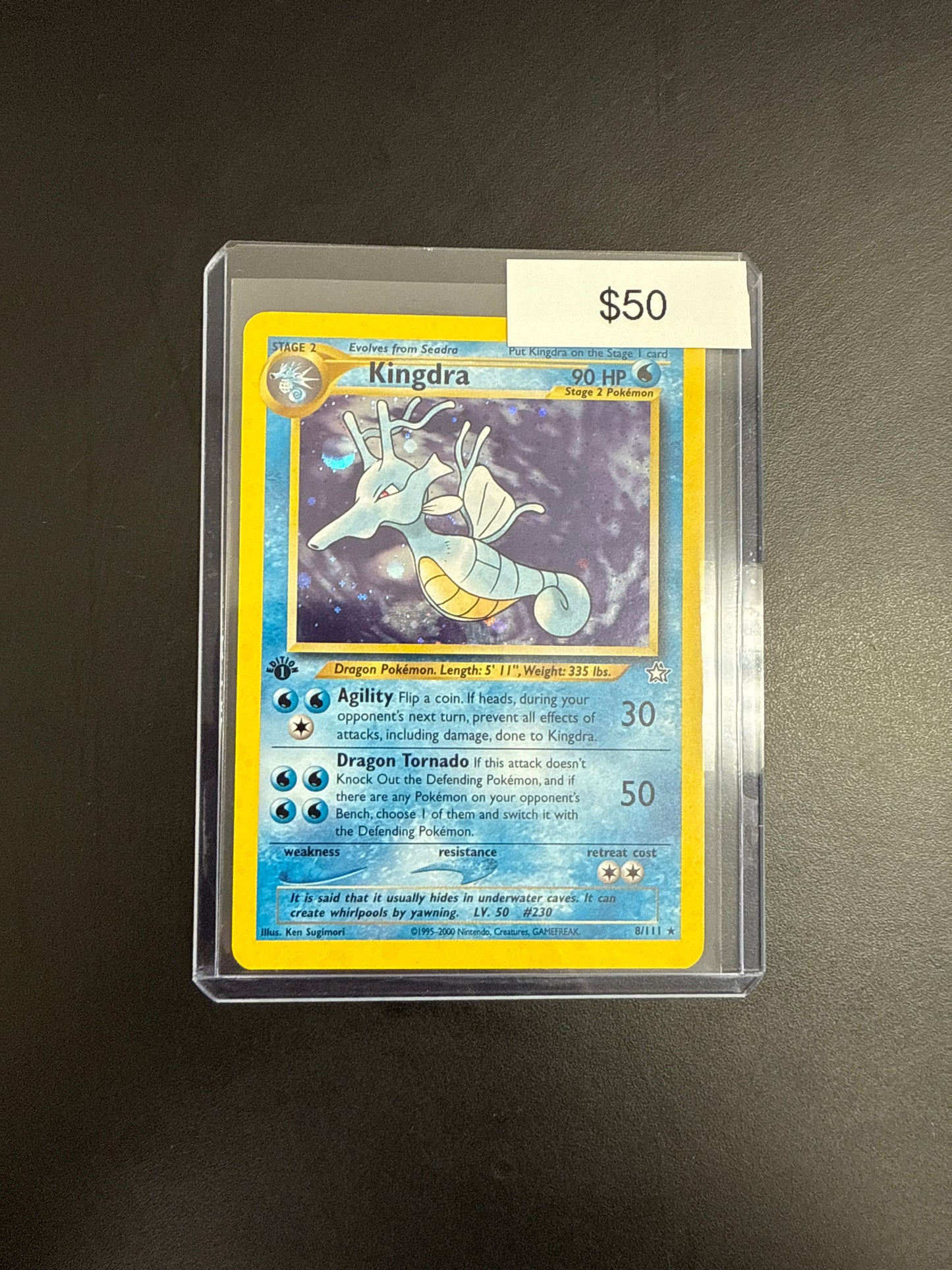 Pokémon Kingdra 1st Ed. 8/111