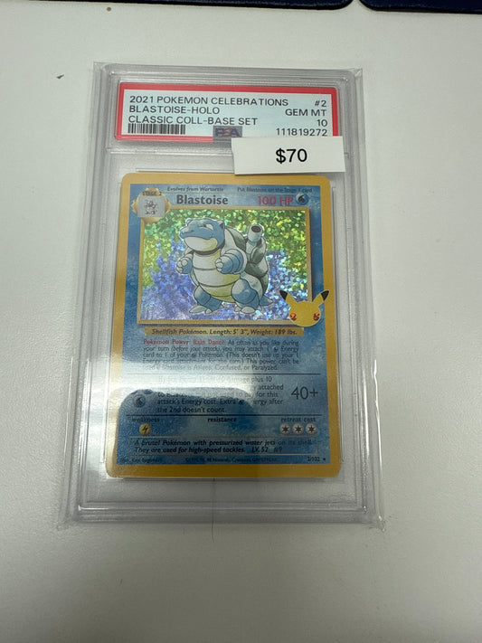Celebrations Blastoise #2/102 PSA 10