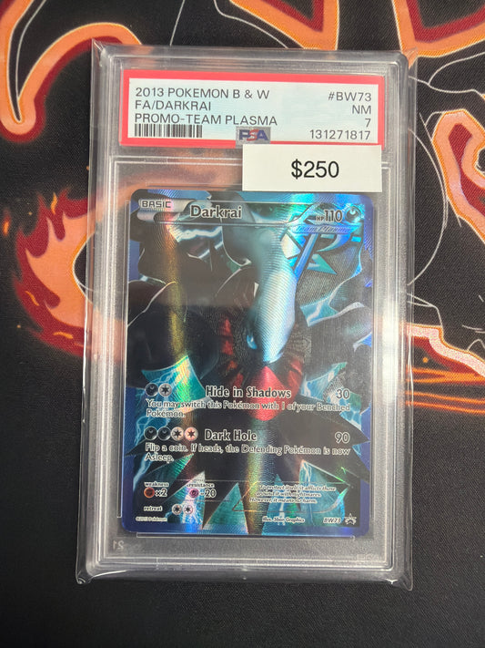 Pokemon Black & White Darkrai Team Plasma Promo #BW73 PSA 7