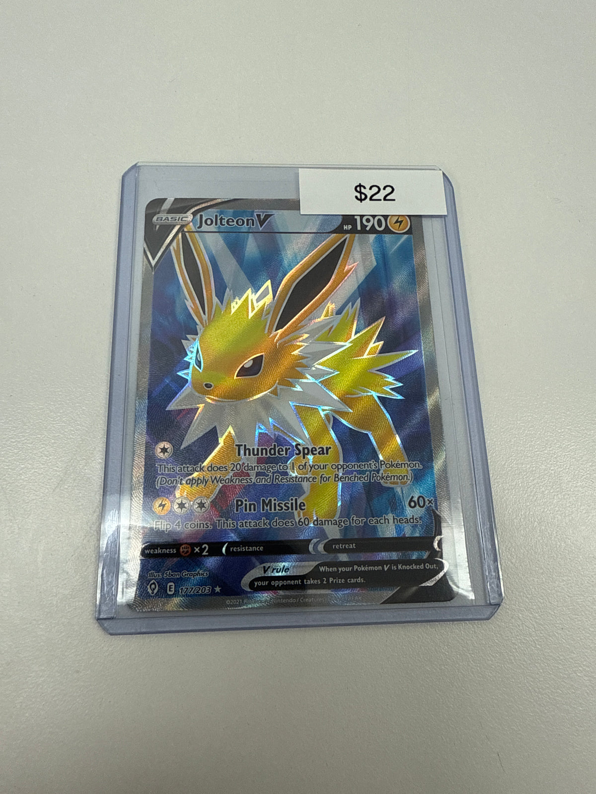 Pokemon Jolteon V #177/203