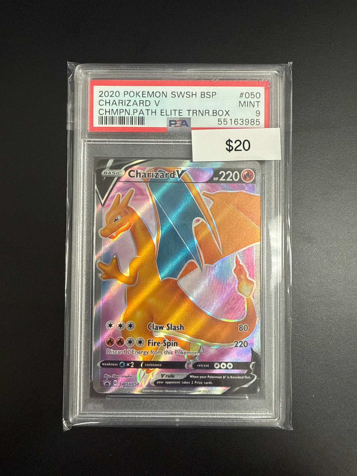 Pokémon Charizard V PSA 9