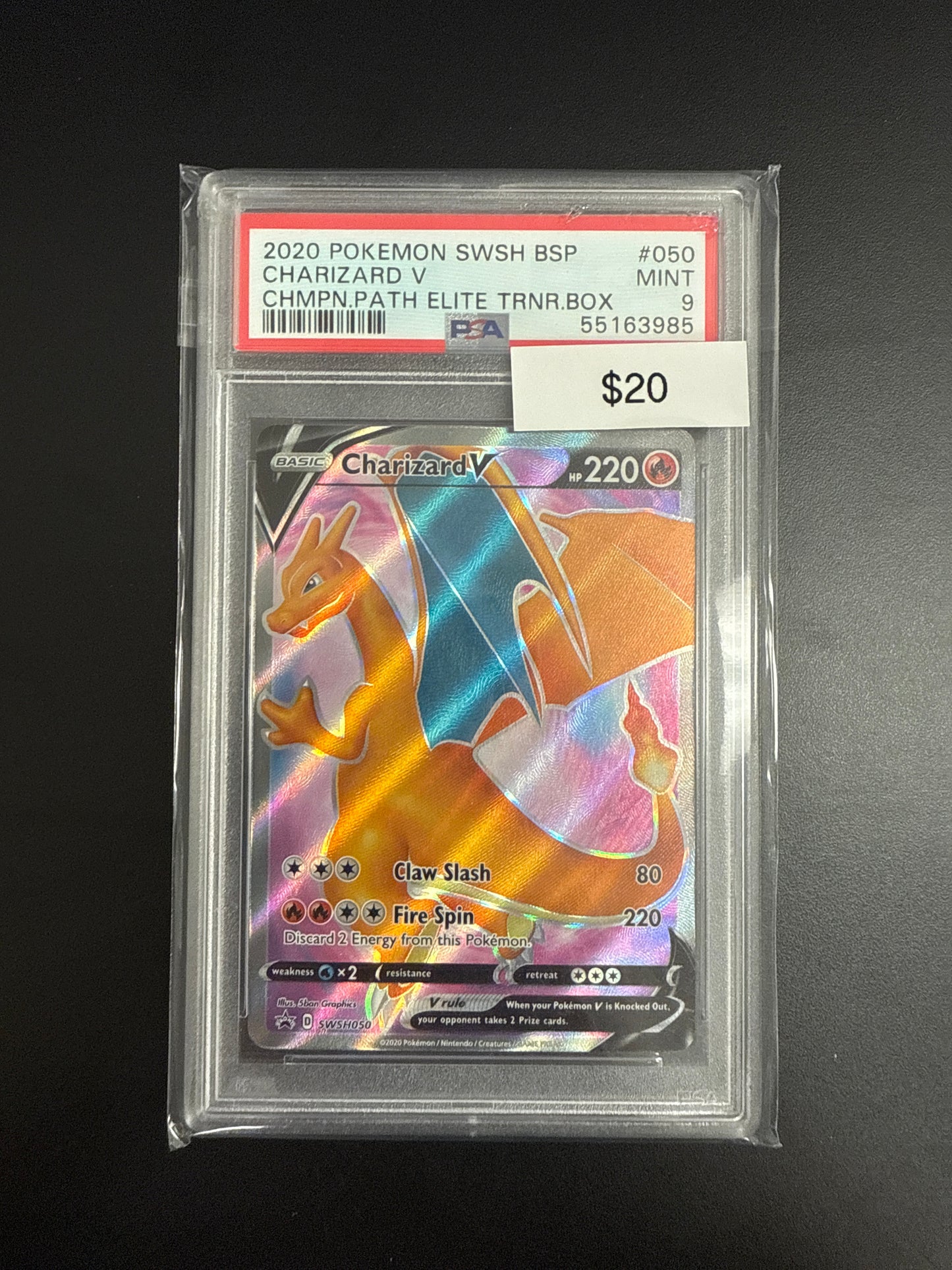 Pokémon Charizard V PSA 9