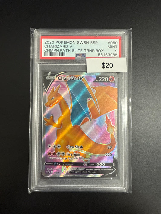 Pokémon Charizard V PSA 9