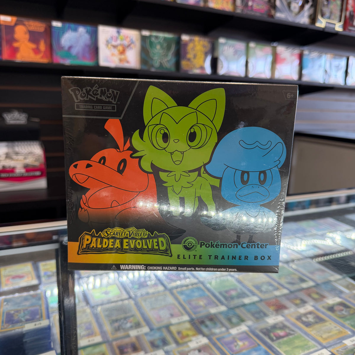 Pokémon Paldea Evolved Elite Trainer Box Pokemon Center