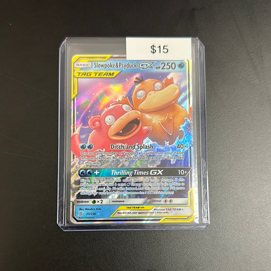 Pokémon Tag Team Slowpoke & PSYDUCK GX 35/236