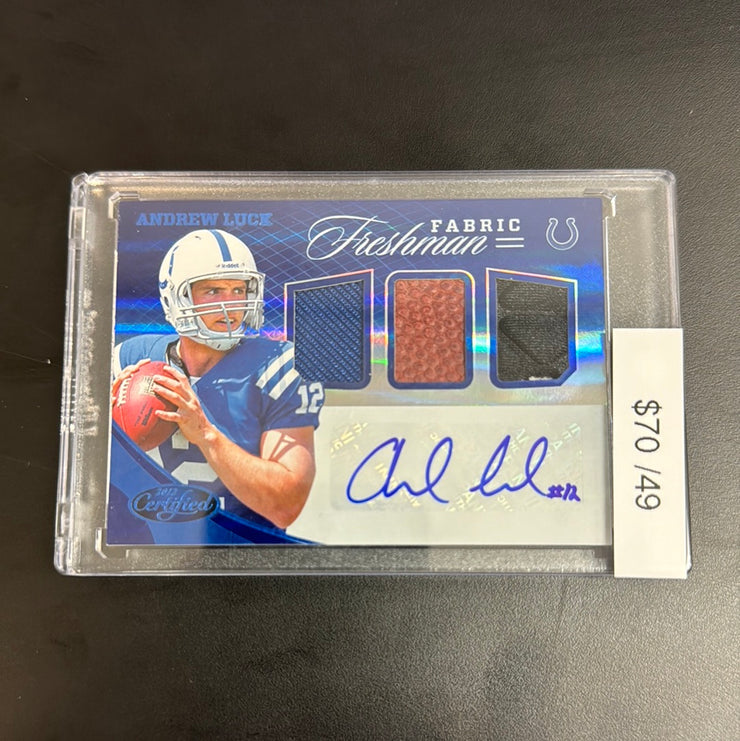 2012 Certified Andrew Luck RPA /49 