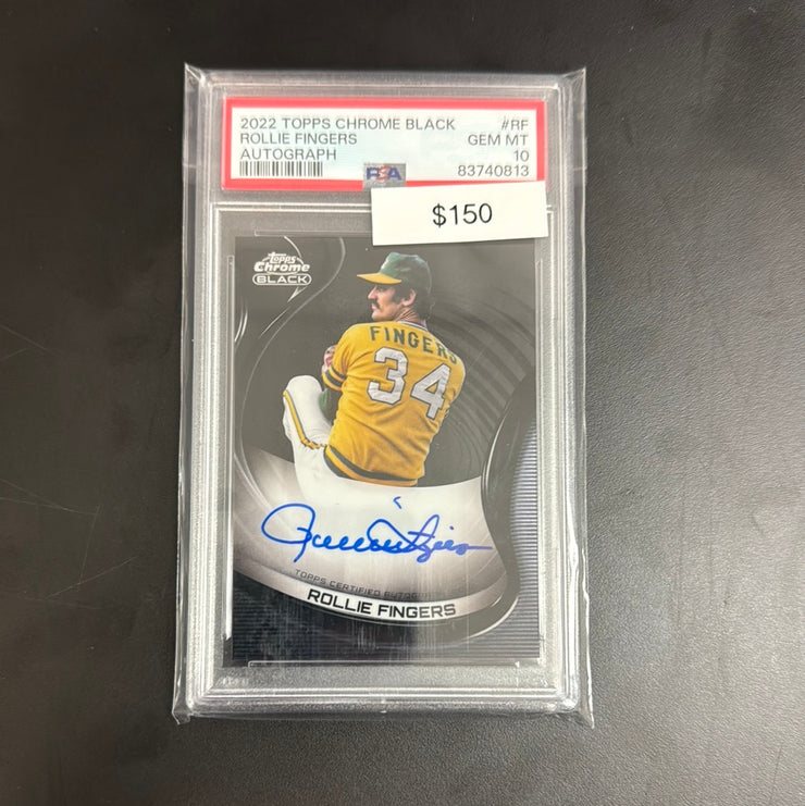 2022 Topps Chrome Black Rollie Fingers 