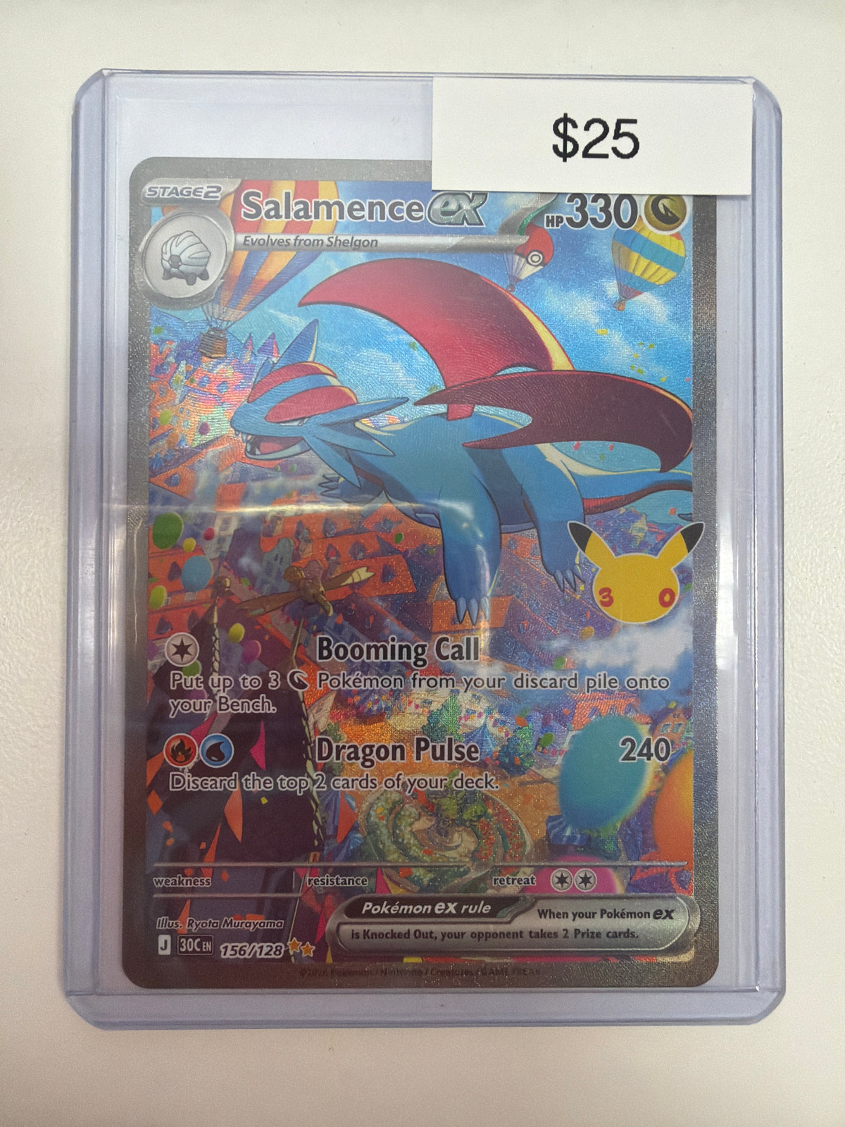 Pokemon Salamence ex 156/128