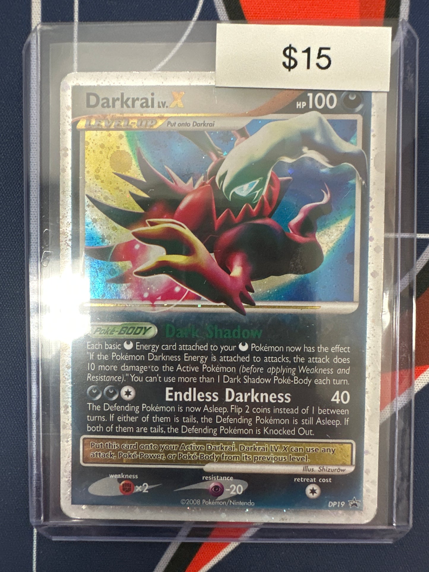 Pokemon Promo Darkrai LV.X DP19
