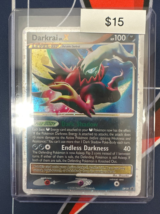 Pokemon Promo Darkrai LV.X DP19