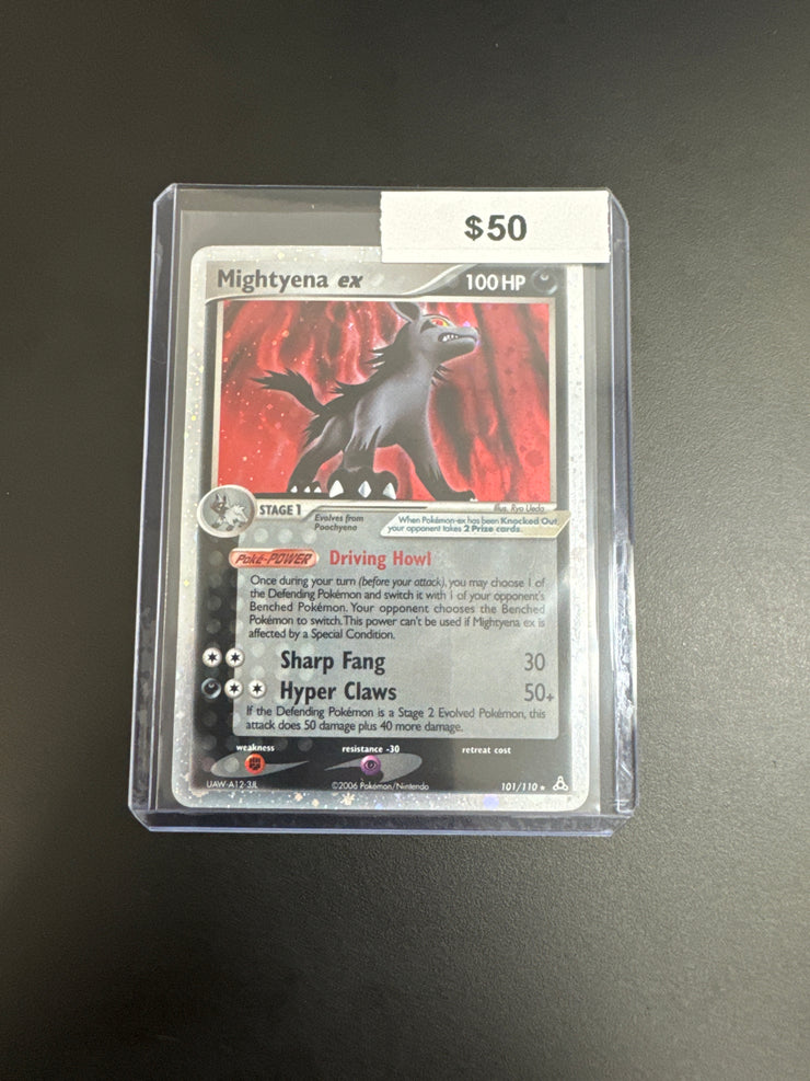 Pokémon Mightyena Ex Holo 101/110