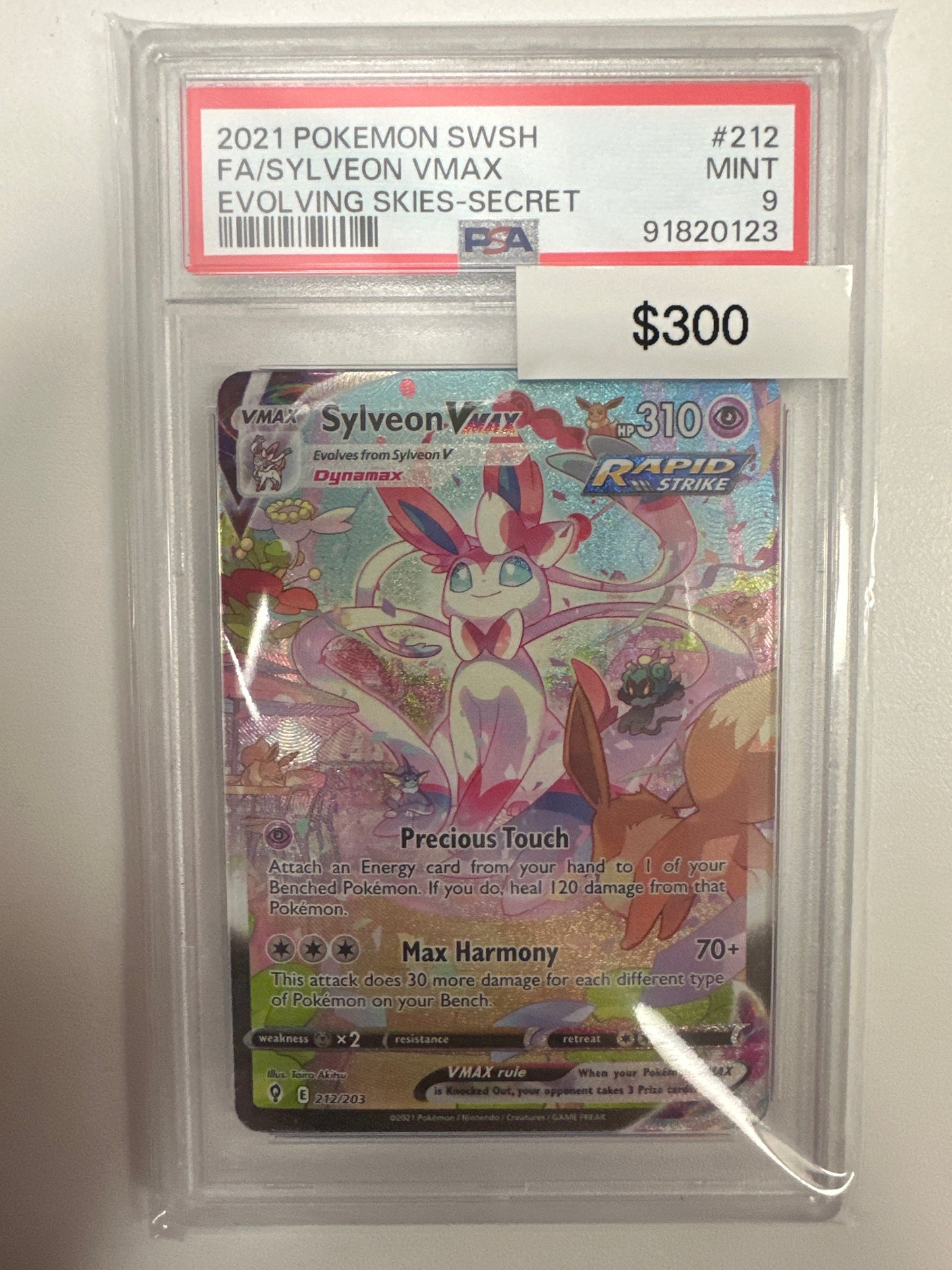 Pokemon Sylveon Vmax Alternate Art PSA 9