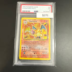Pokémon Base Set Charizard 4 PSA 5