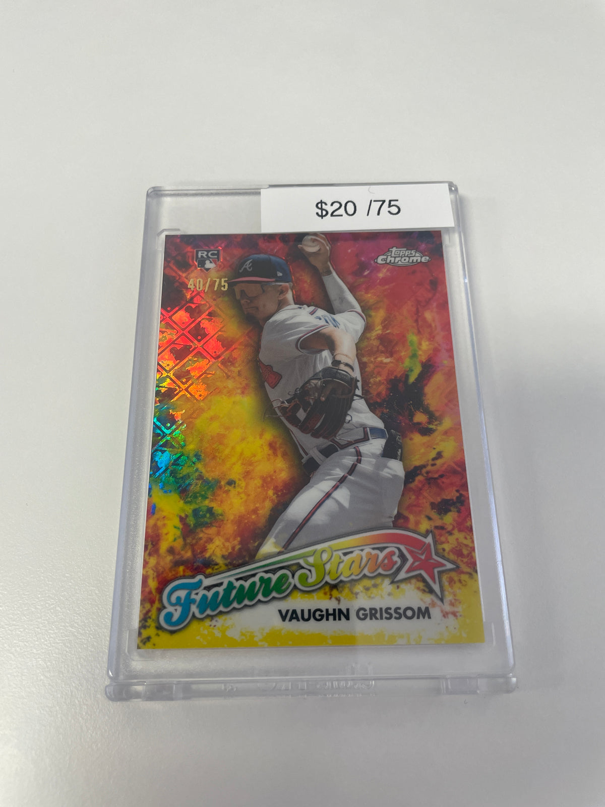 Topps Chrome Vaughn Grissom Logofractor /75 #FS-15