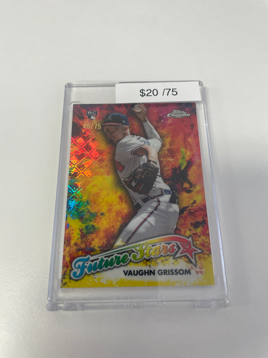 Topps Chrome Vaughn Grissom Logofractor /75 #FS-15