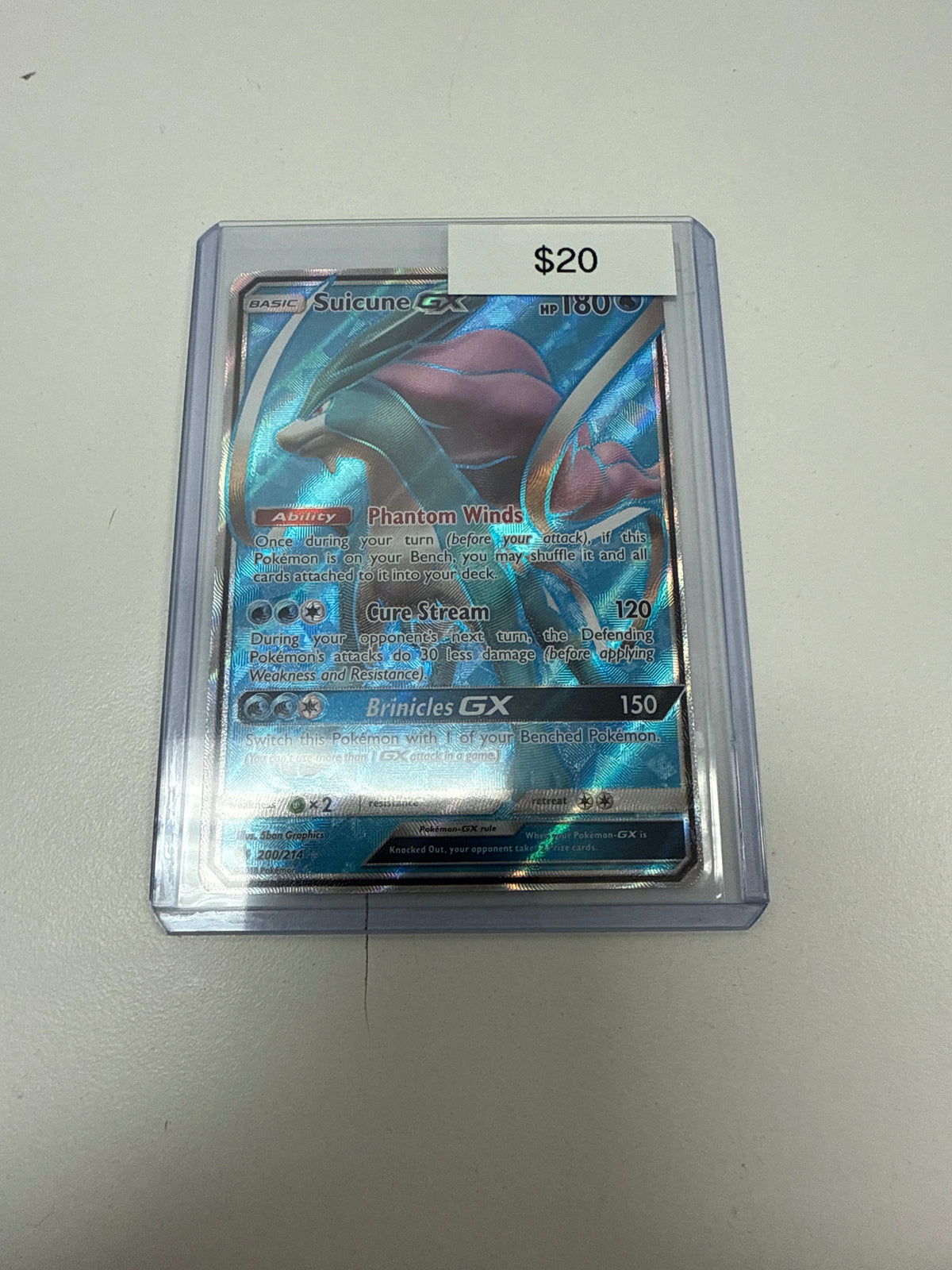 Pokemon Suicune Gx #200/214