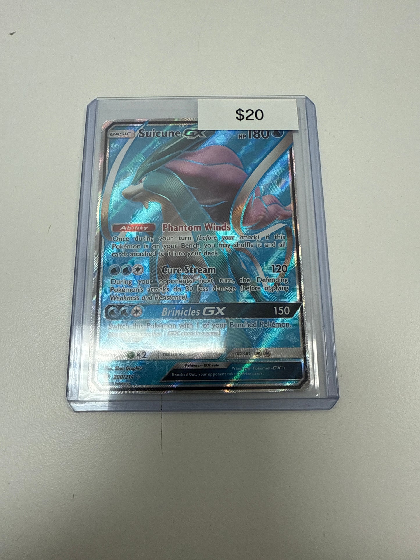 Pokemon Suicune Gx #200/214