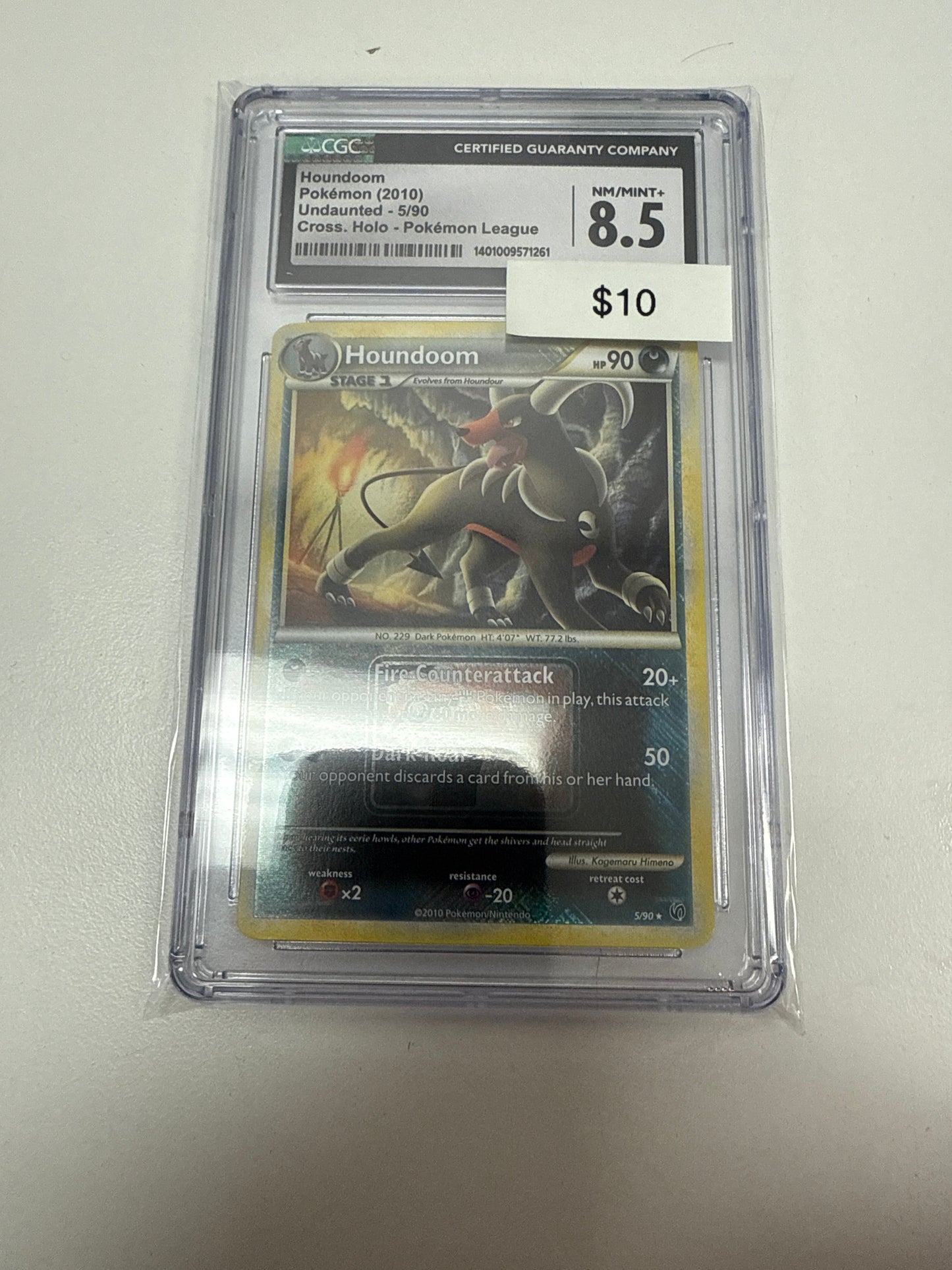 Pokemon League Houndoom #5/90 CGC 8.5