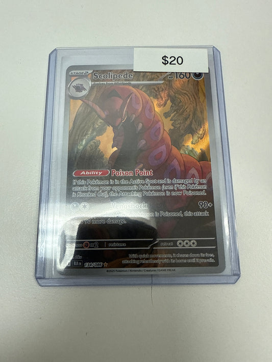 Pokemon Black Flare Scolipede #134/086