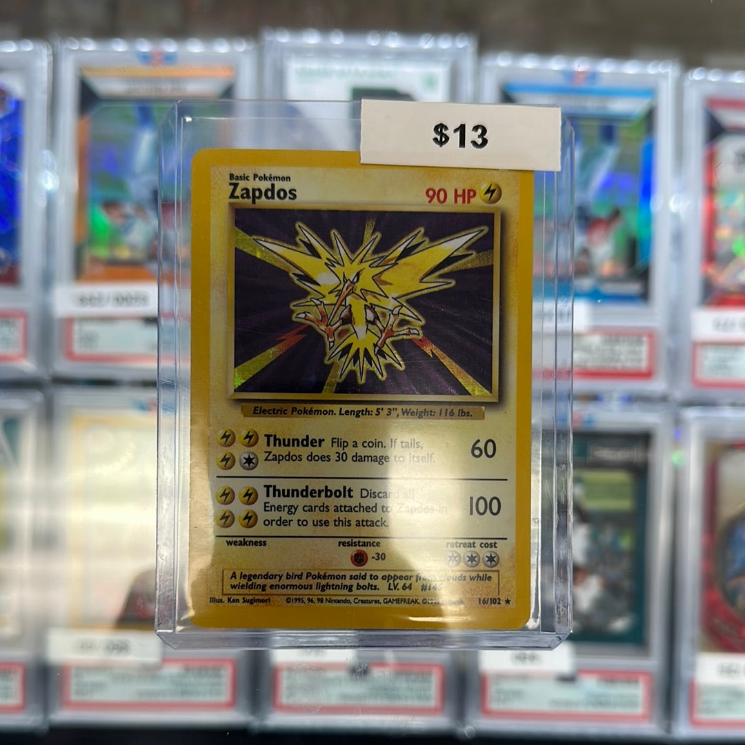 Pokémon Base Set Zapdos Holo