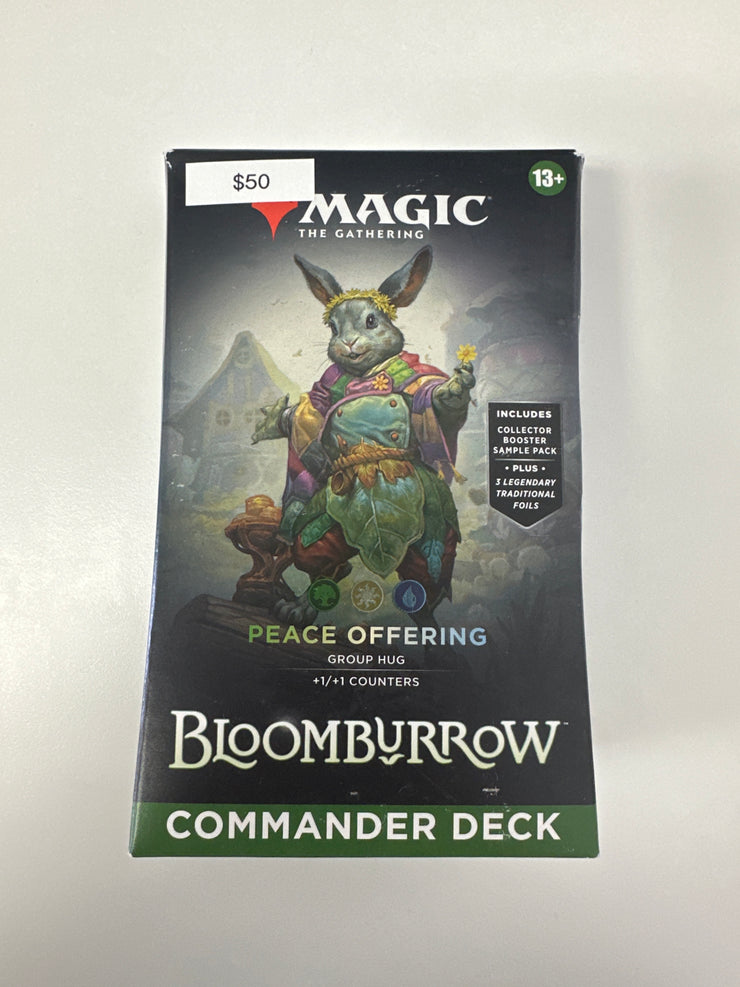 Magic The Gathering Bloomburrow Peace Offering Comander Deck